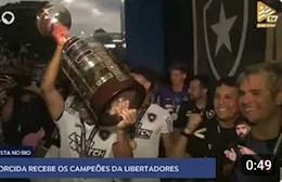 Torcida recebe os campeões da Libertadores