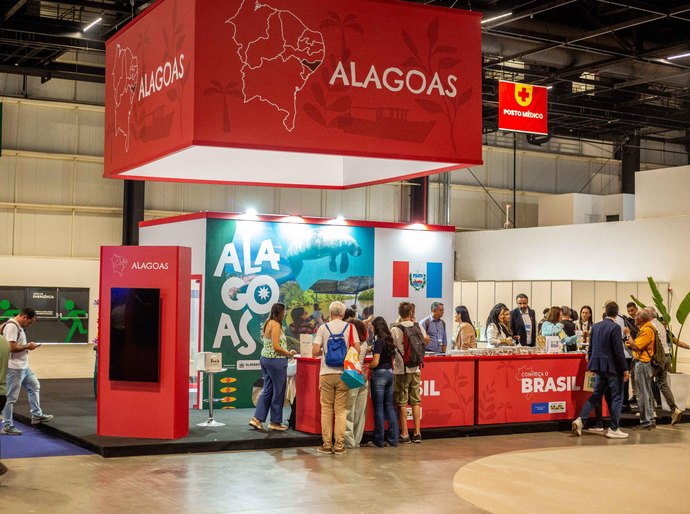Destino Alagoas é destaque no Salão Nacional do Turismo, em São Paulo