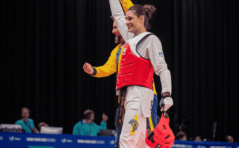 Jogos Mundiais Universitários: Maria Clara Pacheco é ouro no taekwondo