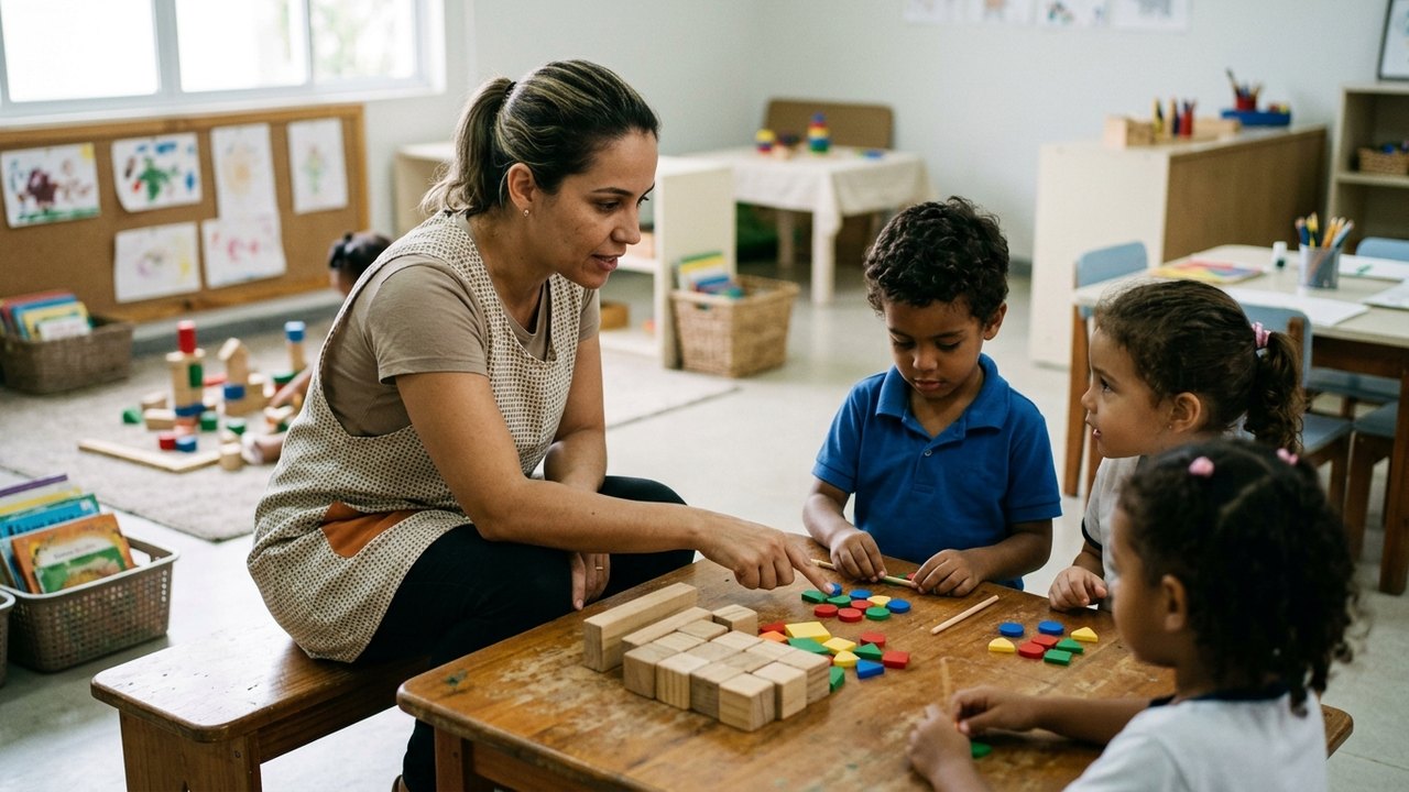 Pesquisa internacional avalia pré-escola de três estados e mostra que brasileiros saem atrás na aprendizagem dos números
