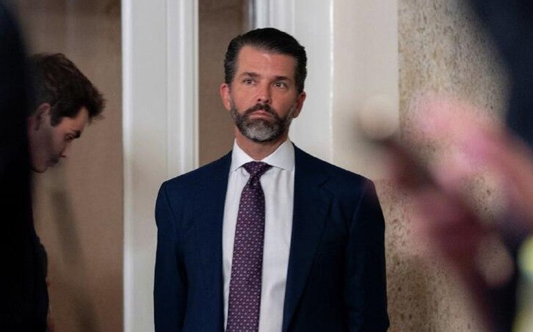 Trump é criticado por buscar a paz; filho diz que 'a paz não dá lucro'