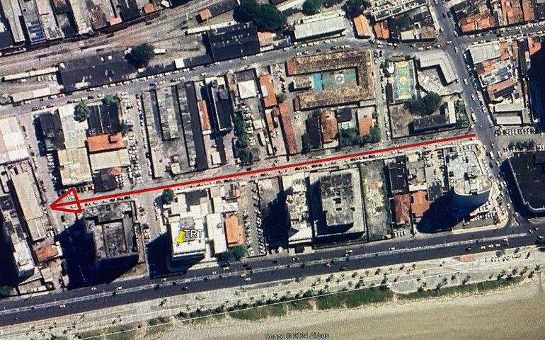 Rua próxima ao TRT terá sentido único a partir deste sábado (2)