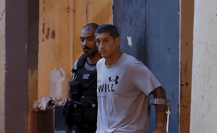 ﻿Ex-policial militar, Ronnie Lessa está preso e é réu acusado de assassinar a vereadora