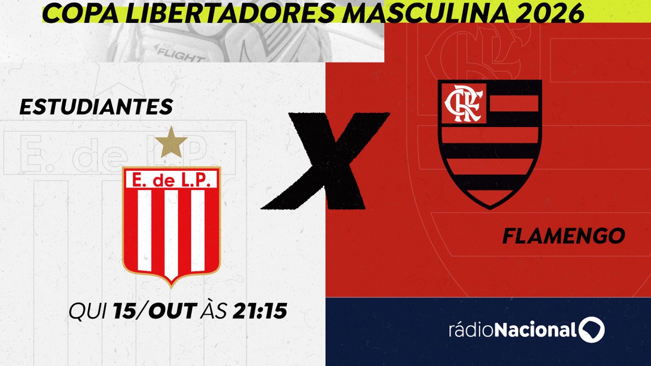 Rádio Nacional transmite Estudiantes x Flamengo pela Libertadores