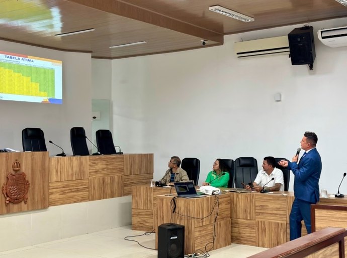 Reajuste salarial para professores e servidores da Secretaria de Educação de Penedo é apresentado na Câmara de Vereadores
