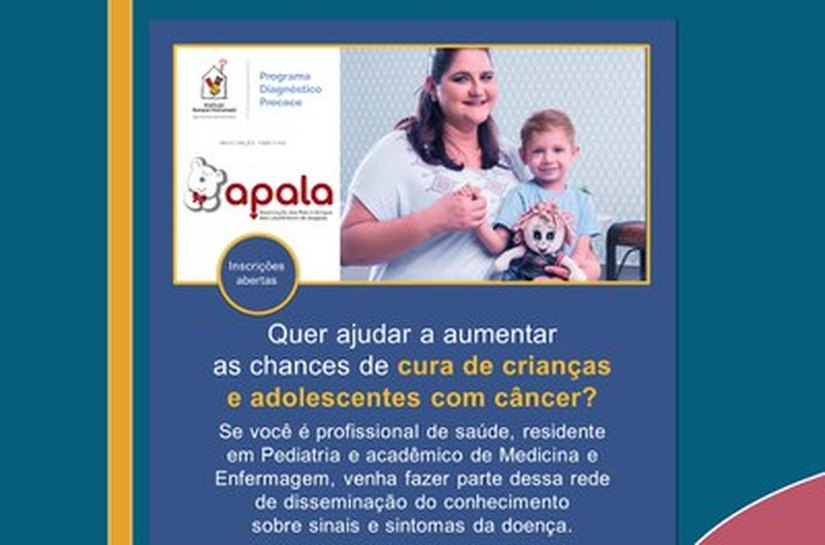 Apala oferta capacitação sobre Diagnóstico Precoce do Câncer Infantojuvenil