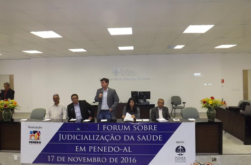 1º Fórum de Judicialização da Saúde é realizado em Penedo