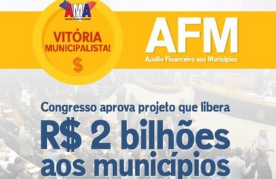 Prefeitos comemoram aprovação de ajuda financeira