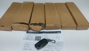 Homem é preso por transportar 6 kg de maconha em Aracaju / Foto: Foto: Polícia Militar/SE