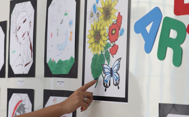 Estudantes da Kátia Assunção participam de projeto que une arte e bem-estar mental