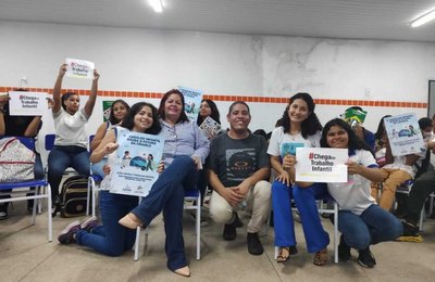 Assistência Social promove palestra sobre combate ao trabalho infantil em escola estadual