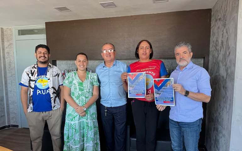  SSP firma acordo para garantir segurança da Semana de Luta da População de Rua de Alagoas 