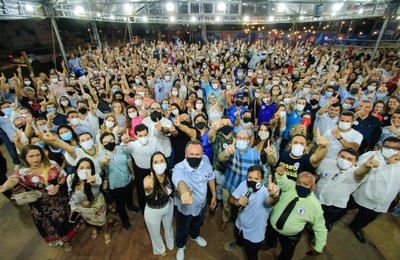 Mais de 800 advogados e advogadas lotam comitê da Chapa 1 para reafirmar sua confiança em Maior e Manu  