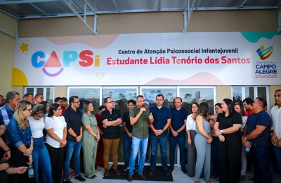 Em Luziápolis Prefeito Nicolas Pereira inaugurou o CAPSi e a pavimentação da Rua Francisco Marques
