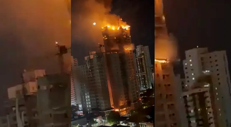 incendio recife / Foto: Foto: Divulgação/Redes Sociais