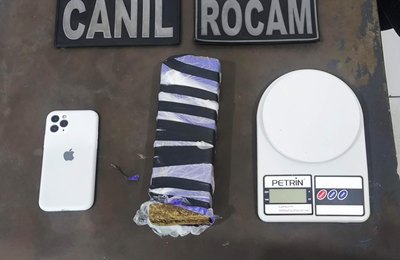 Após denúncia anônima, PM apreende menor com quase 1 quilo de maconha em Arapiraca