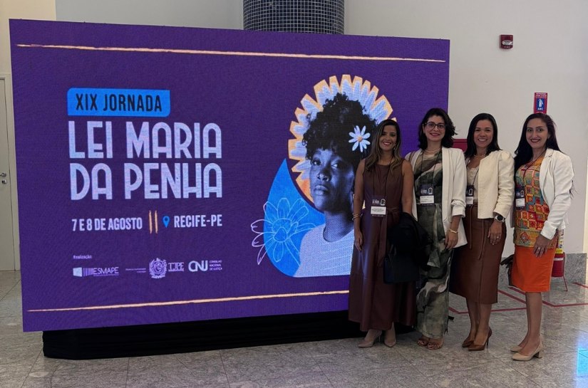 Juízas Eliana Acioly e Priscila Cavalcante participam da Jornada XIX Lei Maria da Penha