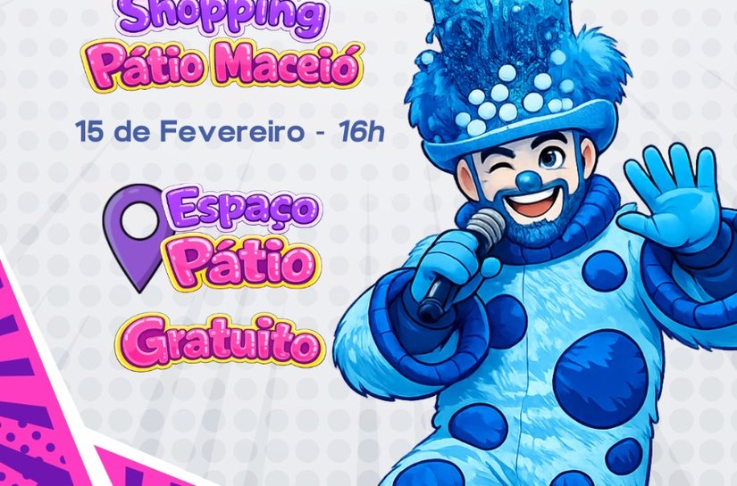 Shopping Pátio Maceió promove show gratuito da banda RaTimBum no carnaval e apresentações musicais de escolas