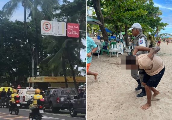 Orla de Maceió tem reforço no policiamento; área registrou 4 atentados em menos de um mês