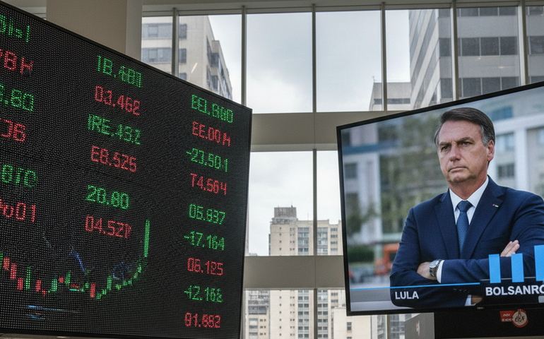 Dólar recua com apetite por risco externo e avanço de Flávio Bolsonaro em pesquisa