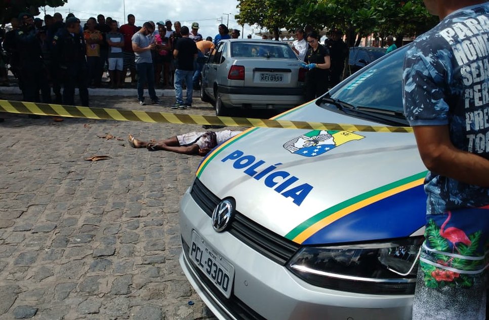 Homicídio de adolescente no mercado / Foto: Augusto Baiano - TV Atalaia