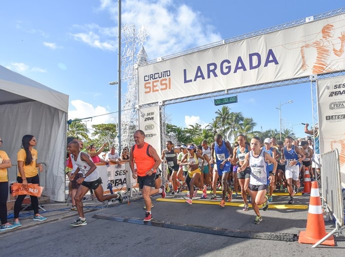 Circuito de Corrida Sesi reúne 2,5 mil atletas em Maceió e premia campeões