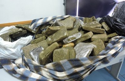 SSP apresenta detalhes da apreensão de 200 quilos de maconha e crack às 15h