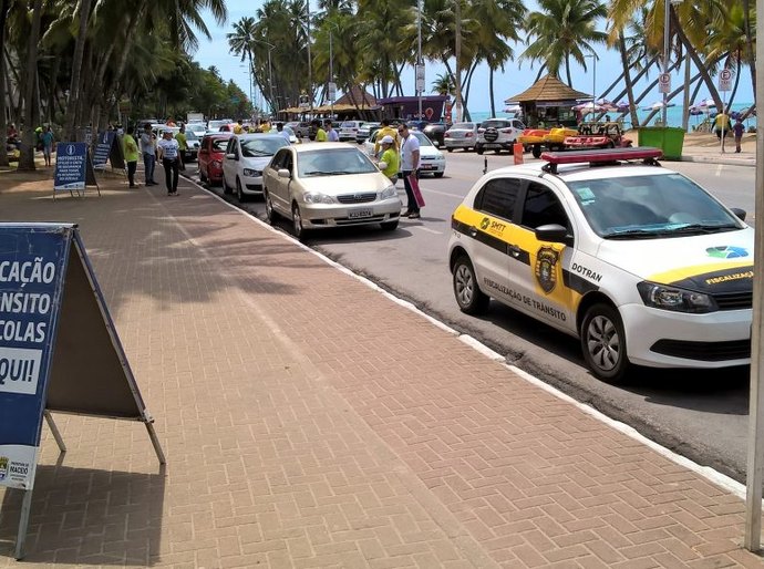 Semana Nacional de Trânsito: SMTT realiza blitz educativa