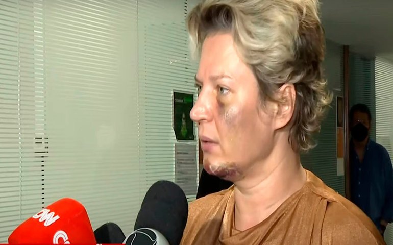 Logo do Estadão é usado em notícia falsa sobre envolvimento de Joice em acidente