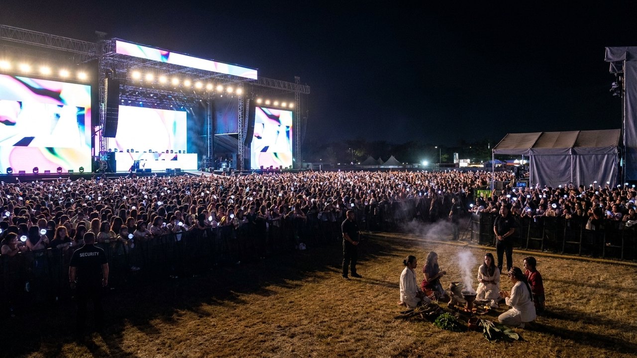 Sem chuva: Cobra Coral recebeu pedido de emergência para atuar na noite do K-pop