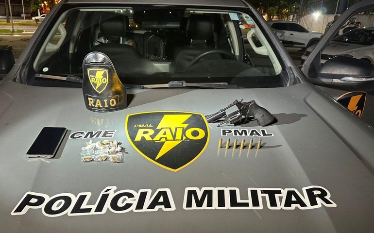 Armas são apreendidas pela PM durante verificações de denúncias em Maceió