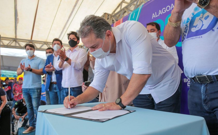 Governo investe R$ 13 milhões em Maribondo com a implantação do Alagoas de Ponta a Ponta