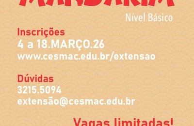 Curso de mandarim do Cesmac registra grande procura e abre portas para cooperação acadêmica com a China