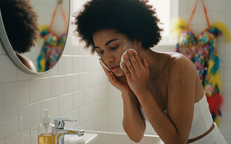Carnaval: como remover o glitter do corpo sem agredir a pele