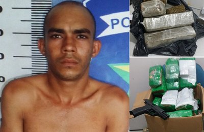 Polícia prende dois trafocantes com armas e drogas em Maceió