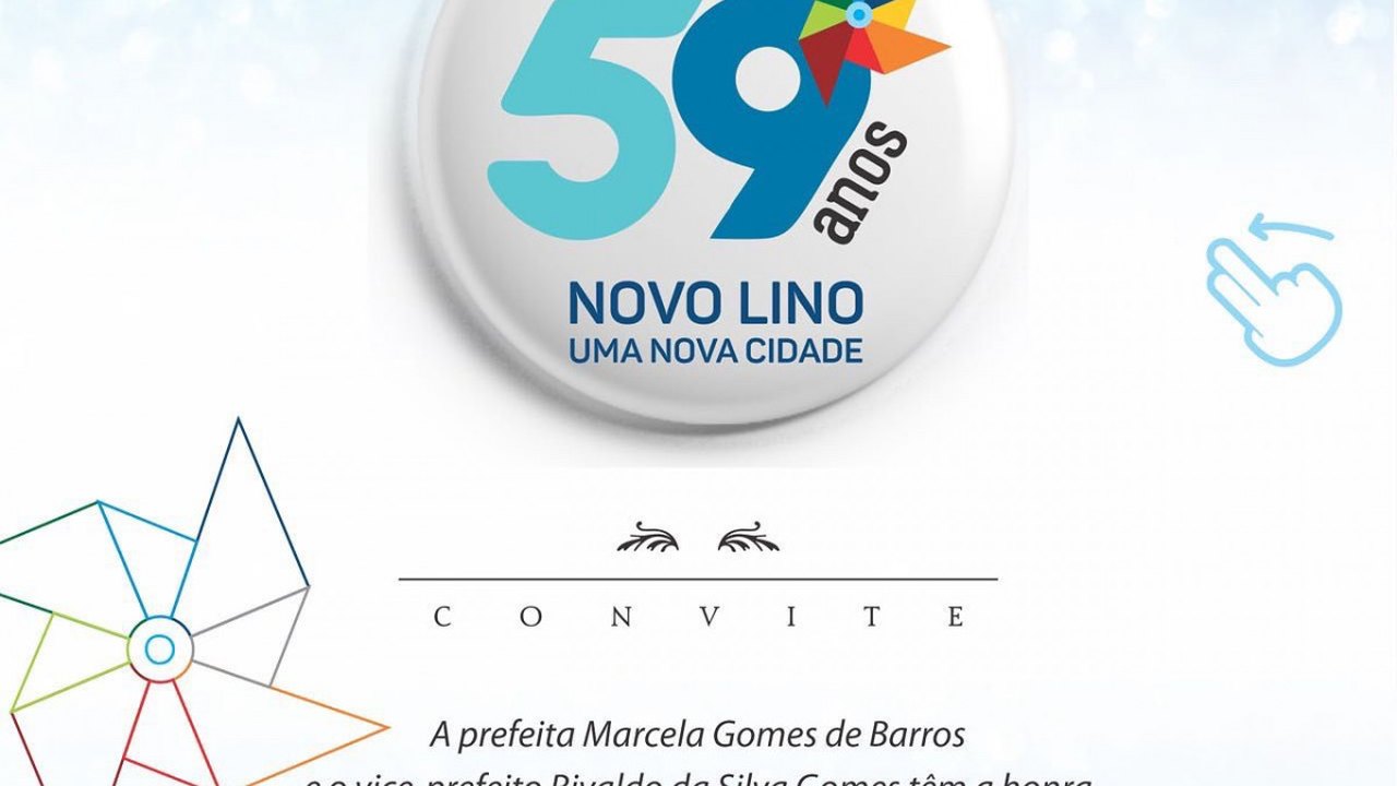 Novo Lino festeja seus 59 anos de emancipação política a partir deste sábado, dia 27