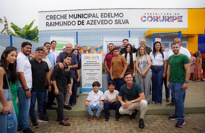 Prefeito Marcelo Beltrão entrega creche em Pindorama