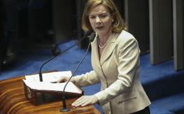 Senadora Gleisi Hoffmann é nova lider do PT no Senado