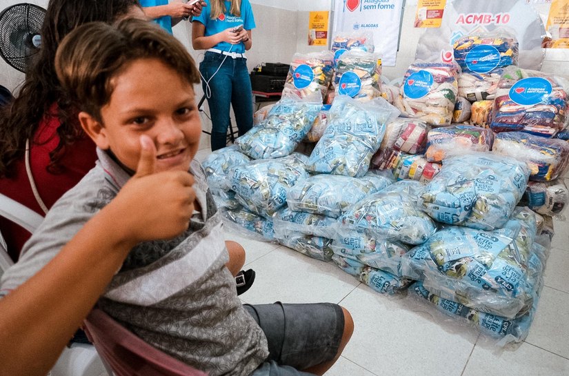 Alagoas Sem Fome atinge nova marca de doações de alimentos às instituições sociais