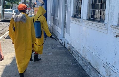 Combate à Covid-19 : Centro Pop I passa por sanitização