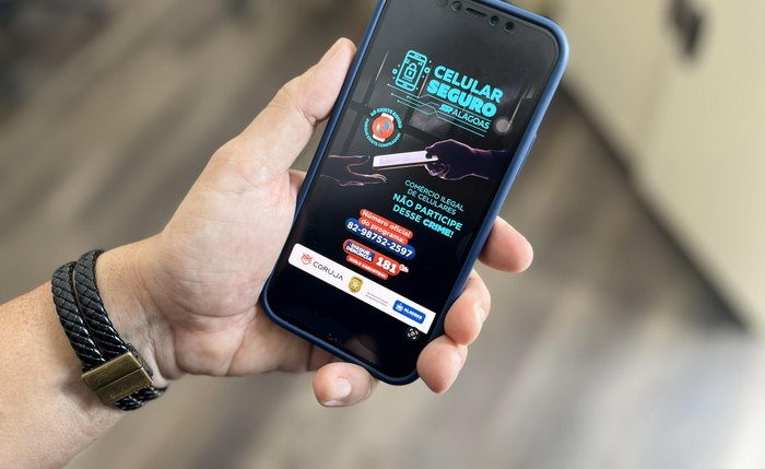 Em um ano, Programa Celular Seguro recupera cerca de 2,4 mil aparelhos roubados ou furtados em Alagoas