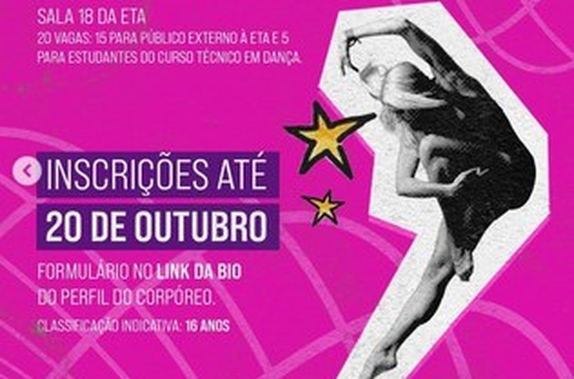 5º Corpóreo da Ufal promove oficinas de Dança Jazz e mostra artística