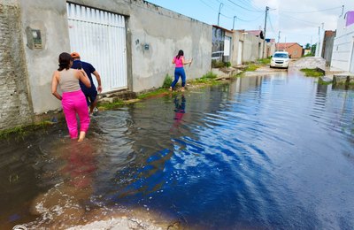 Assistência Social avalia situação dos moradores do Pontal do Peba afetados pela chuva
