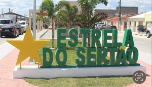 Totem da cidade de Palestina. Fonte: Internet
