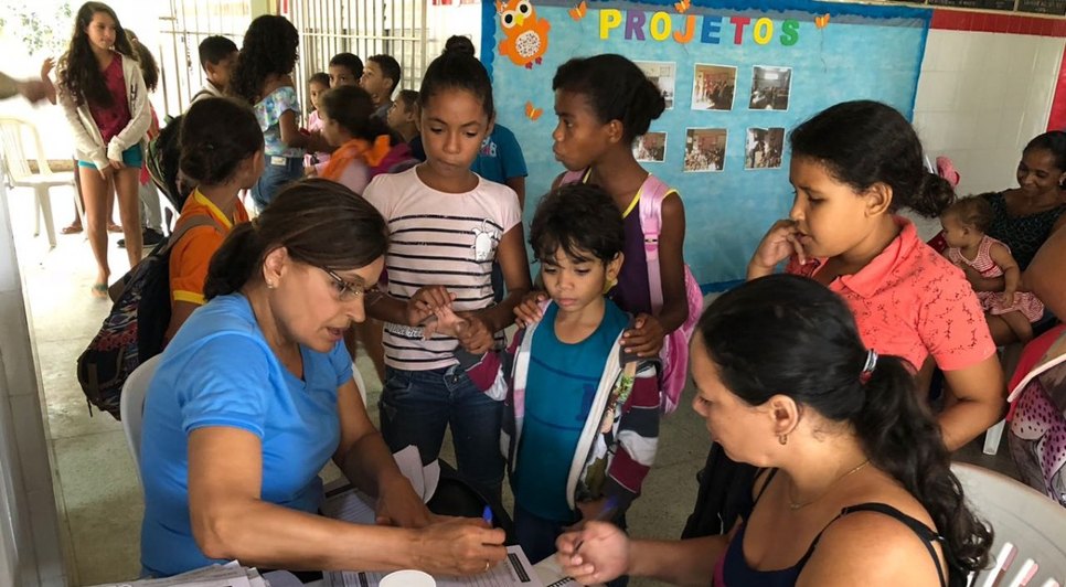 Secretaria de Saúde faz mutirão para crianças e adolescentes da Cabrita / Foto: Prefeitura de São Cristóvão