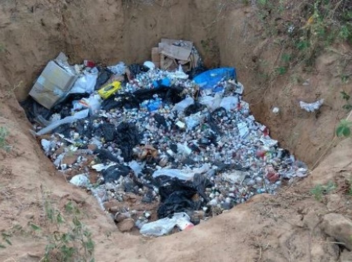 Técnicos do IMA acompanham remoção de lixão do Hospital Chama