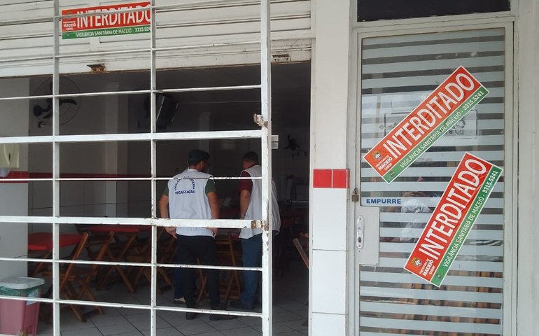 Vigilância Sanitária interdita galeteria por funcionamento irregular