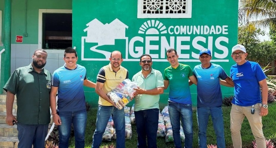 Secretaria de Esportes realiza entrega de Cestas Básicas na Comunidade Gênesis