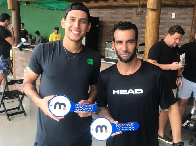 Dupla alagoana é campeã do pré-quali e disputa a chave principal do Macena Open, na Praia do Francês