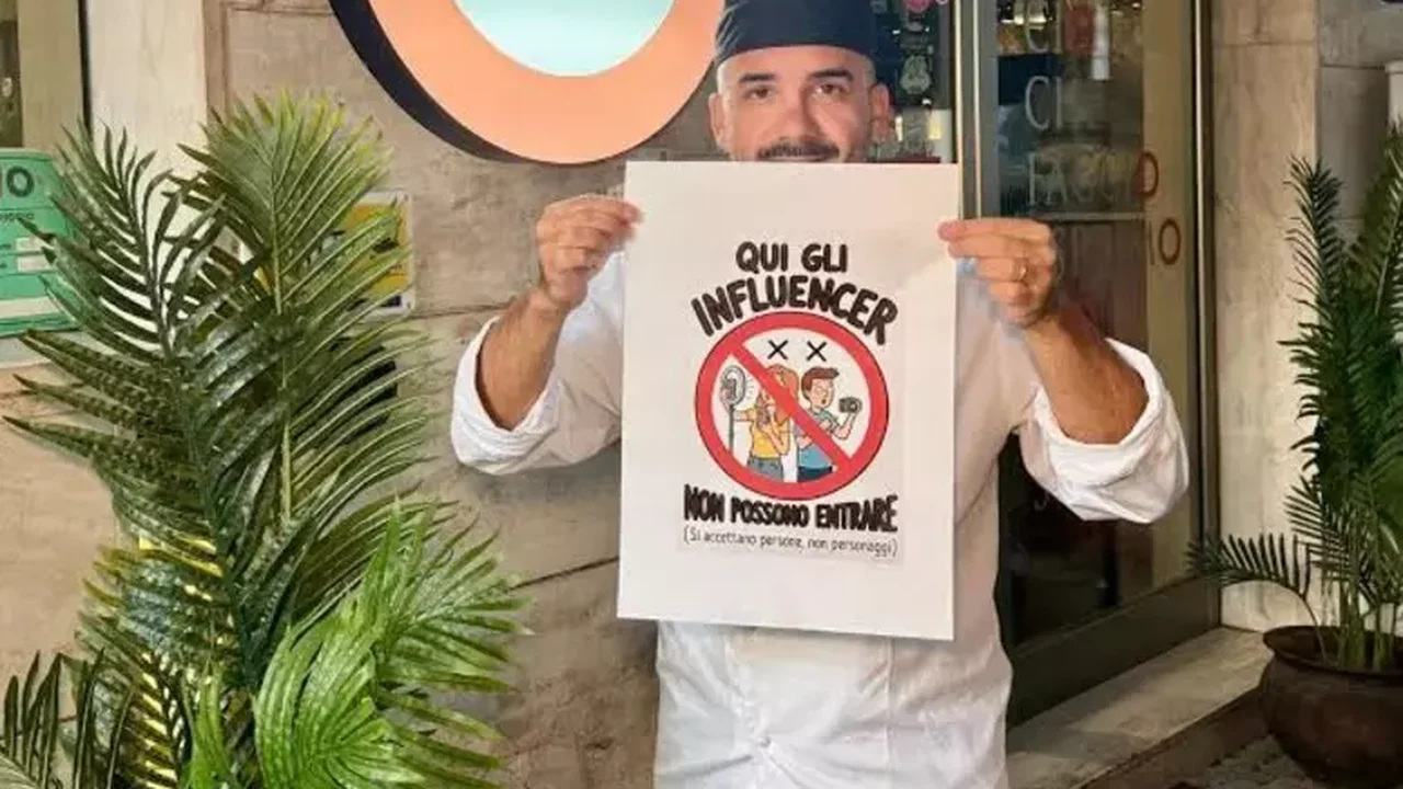 Pizzaiolo proíbe influenciadores em restaurante na Itália após calote de 60 euros